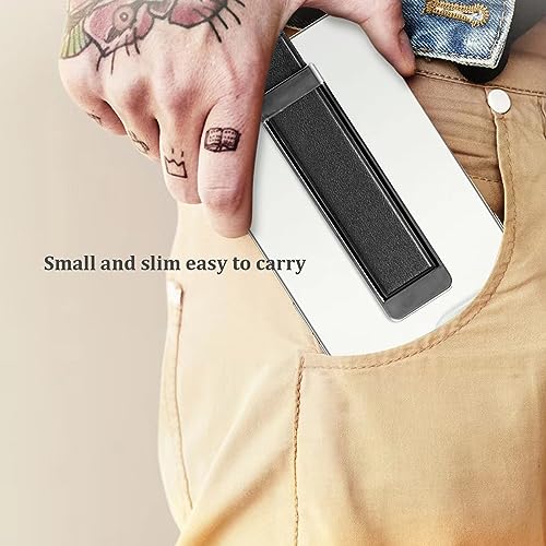 Phone Grip，Love Handle Phone Grip，Phone Grips for Back of Phone，Phone Finger Holder，Phone Accessories Grip，Phone Kickstand，Phone Loop Strap with Most Smartphones (Black) - color: Black
