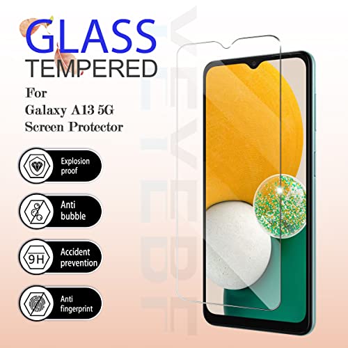 Galaxy A13/A13 5G/A03S/A02S Tempered Glass Screen Protector, [2 Pack] [Anti-scratch] [3D Glass] for Samsung Galaxy A13/A13 5G/A03S/A02S - size: Galaxy A13