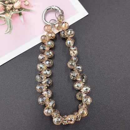 TENOC Beaded Phone Wrist Strap, Gold - color: A-gold