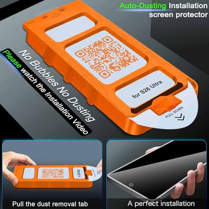 IMBZBK Privacy Screen Protector for Samsung Galaxy S26 Ultra, 3+3 Pack - color: S26 Ultra-Black