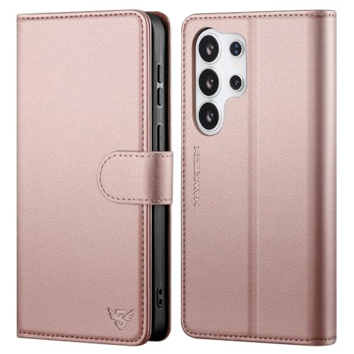 Compatible with Samsung Galaxy S26 Ultra Case Wallet with Card Holder [4 Card Slot] Women Men,RFID Blocking PU Leather Phone Case Flip Protector Cover Credit Card Slot Kickstand,Rose Gold - color: Rose Gold, size: Samsung Galaxy S26 Ultra - 6.9"