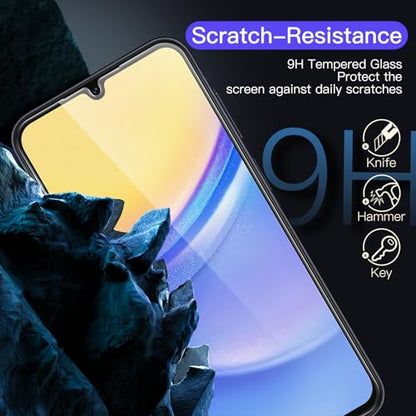 JETech Screen Protector for Samsung Galaxy A15, 3-Pack - size: Galaxy A15