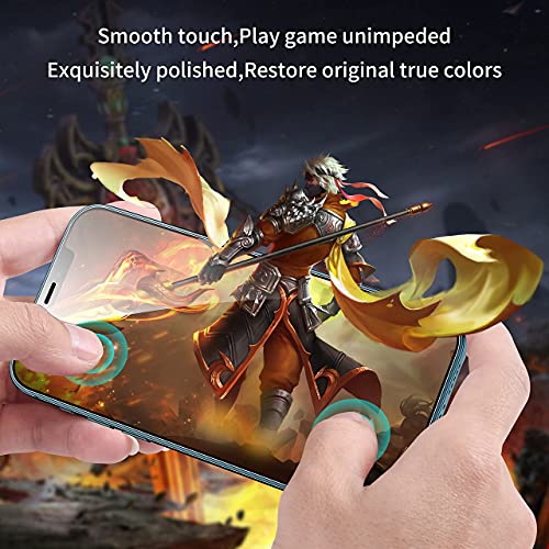 ImpactStrong 3-Pack Shatterproof Tempered Glass Screen Protector for iPhone 12 / iPhone 12 Pro [Easy Installation Frame] [Bubble Free] [9H Hardness] [Full Coverage] Case Friendly, 6.1 Inch - size: iPhone 12/12 Pro