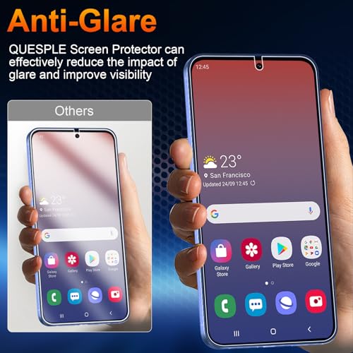 2 Pack for Samsung Galaxy S25 Plus Anti-Glare Matte Privacy Screen Protector, Smooth and Responsive Touch Flexible EPU Film, [Support Fingerprint Unlock] [Self-Healing] [Not Glass] - size: Samsung Galaxy S25 Plus