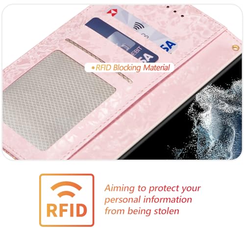 UEEBAI Wallet Case for Samsung Galaxy A26 5G, PU Leather Phone Cover Kickstand RFID Blocking Flip Case Card Slots Wrist Strap Relief Engraved Pattern Magnetic Closure Folio Cover - Black Rose - color: Black Rose, size: Samsung Galaxy A26 5G