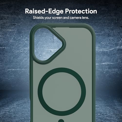 Incipio - Fog iPhone 17, Magsafe Compatible Phone Case, 10ft Drop Tested, Ultra Durable & Shock Absorbing, Scratch Resistant & Slim Profile (Green) - color: Green, size: iPhone 17