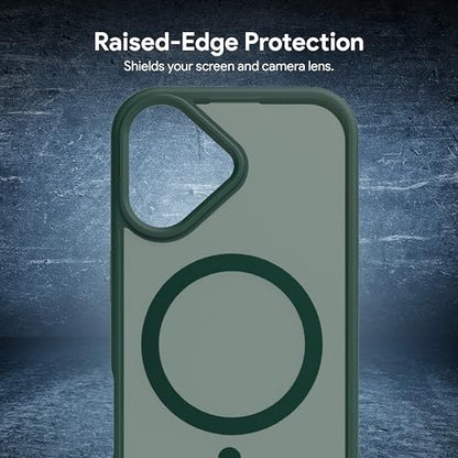 Incipio - Fog iPhone 17, Magsafe Compatible Phone Case, 10ft Drop Tested, Ultra Durable & Shock Absorbing, Scratch Resistant & Slim Profile (Green) - color: Green, size: iPhone 17