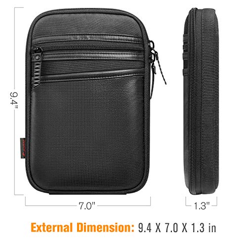 FINPAC Concealed Carry Gun Pouch, Soft Pistol Case Fanny Pack Firearm Bag | Pistol Bag Waist Belt with Holster for Handgun, Air Gun, Men, Women - color: Black - Standard Size