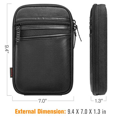 FINPAC Concealed Carry Gun Pouch, Soft Pistol Case Fanny Pack Firearm Bag | Pistol Bag Waist Belt with Holster for Handgun, Air Gun, Men, Women - color: Black - Standard Size
