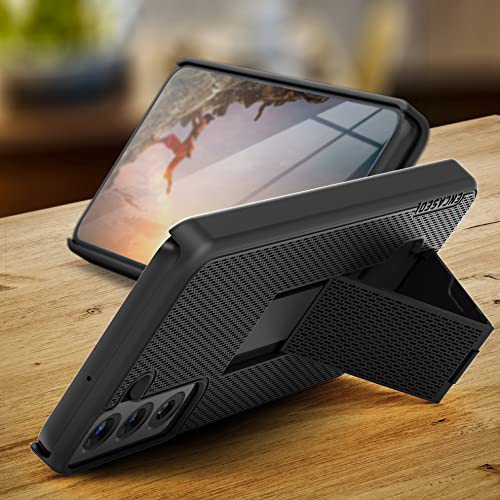 DuraClip Designed for Samsung Galaxy S22 Belt Clip Case, Slim Phone Case with Holster (S22) - size: S22