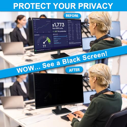 STARY [2 Pack 24 Inch Computer Monitor Privacy Screen for 16:9 Ratio - size: 24 Inch 16:9 Upgrade