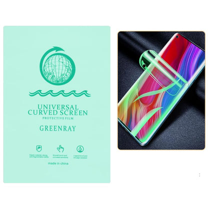 Cellphone Screen Protector Membrane Flexible TPU Anti Blue UV-Ray Green-Ray Hydrogel Sheet Camera Watch Protective Film Cutter Plotter Machine (Anti-Green Ray) - color: Anti-Green Ray