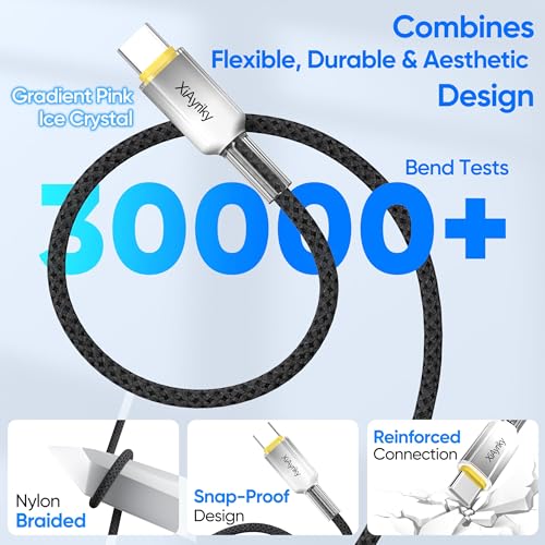 15FT USB A to USB C Cable 5-Pack, 60W 480Mbps Data, Nylon Braided - color: Grey, size: 15Feet