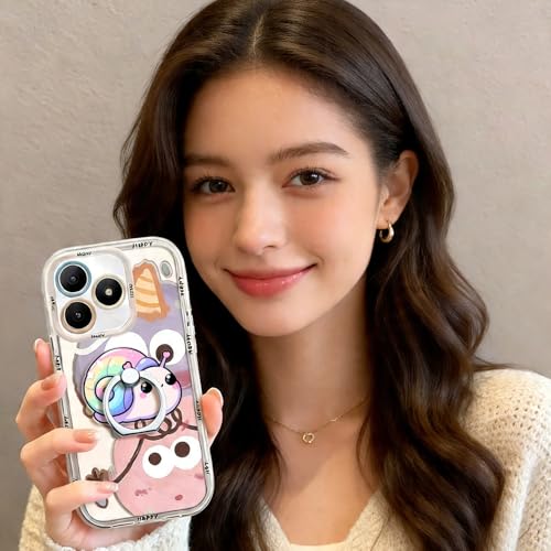 Phone Ring Stand Holder,Snail Cell Phone Grip Women Girls Cute Girly Kawaii Finger Ring Grip Stand for iPhone 17 16 15 14 13 Pro Max Plus Air - color: Snail Phone Ring Grip