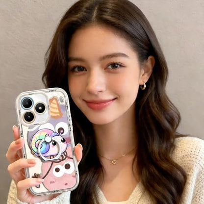 Phone Ring Stand Holder,Snail Cell Phone Grip Women Girls Cute Girly Kawaii Finger Ring Grip Stand for iPhone 17 16 15 14 13 Pro Max Plus Air - color: Snail Phone Ring Grip