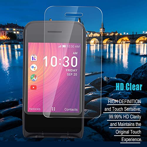 Zeking [4 Pack] Designed for Alcatel Go Flip 4 / TCL Flip Pro Screen Protector (PET), [HD Clarity] Case Friendly Anti-scratch, High Definition Clear Shield (PET)