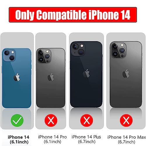 Battery Case for iPhone 14, Full Encircle 10000mAh High Capacity Rechargeable Smart Portable Charger Case Extended Battery Pack for iPhone 14 (6.1 inch) Wireless Charging Case Support Carplay-Black - size: iPhone 14 (6.1 inch)