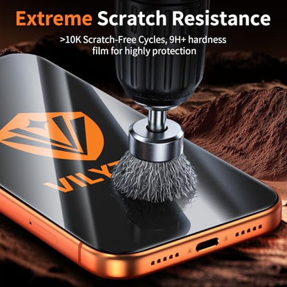 Flexible Screen Protector for iPhone 17/17 Pro, Easy to Install, Ultra-Thin & Invisible, 9H+ Hardness Explosion-Proof, Oleophobic Coating