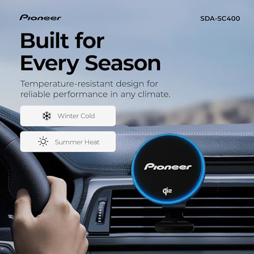 Pioneer Qi2 MagSafe Wireless Car Charger and Phone Mount - style: MagSafe Wireless Charger