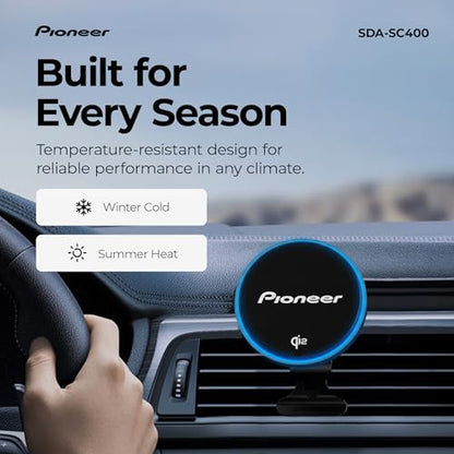 Pioneer Qi2 MagSafe Wireless Car Charger and Phone Mount - style: MagSafe Wireless Charger