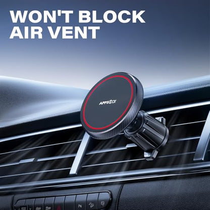 APPS2Car for MagSafe Car Mount, Magnetic Phone Holder for Car Air Vent - color: Magsafe 1-Pack