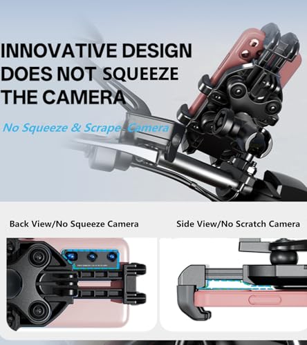 Kewig Motorcycle Phone Mount with Vibration Dampener