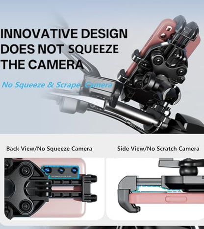 Kewig Motorcycle Phone Mount with Vibration Dampener
