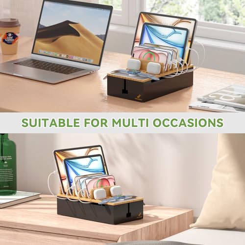 Pezin & Hulin Docking Station for Multi Devices -Natural + Black - color: Natural+Black