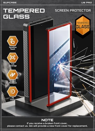 SUPCASE for Samsung Galaxy Z Fold 7 Case with Built-in Kickstand, Ruddy - color: Ruddy