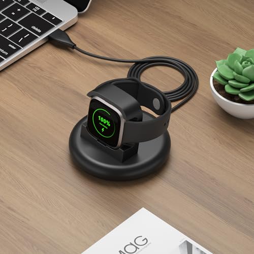 Vancle Charger for Fitbit Versa 2 (Only), Anti-Slip Charging Stand Dock with 4.1Ft USB Cable Cord for Fitbit Versa 2 Smartwatch (Not for Versa/Versa Lite)