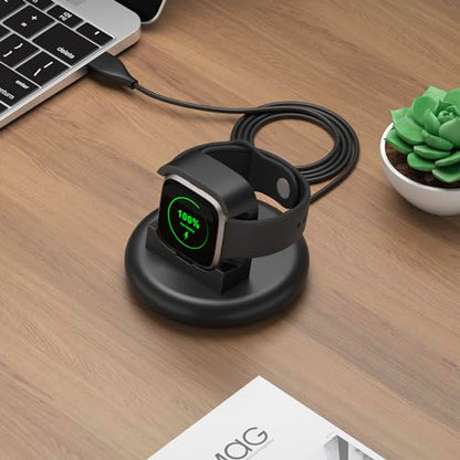 Vancle Charger for Fitbit Versa 2 (Only), Anti-Slip Charging Stand Dock with 4.1Ft USB Cable Cord for Fitbit Versa 2 Smartwatch (Not for Versa/Versa Lite)