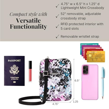 Baggallini RFID Bryant Pouch - color: Abstract Cheetah