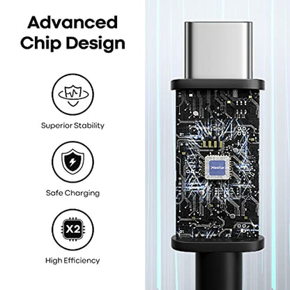 CLEEFUN Extra Long USB A USB C Cable 26ft, USB to USB C Power Cable 26 Foot - color: Black, size: 26ft
