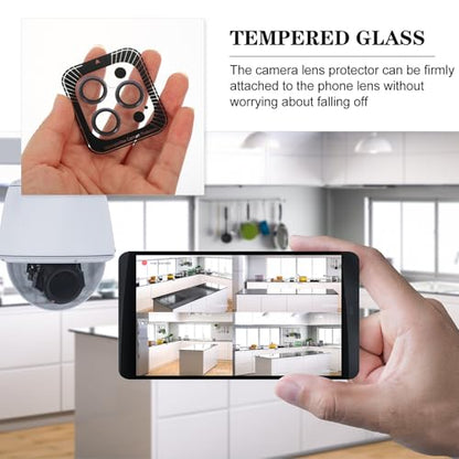 KOMBIUDA Tempered Lens Protector for Smartphone Scratch and Dust Resistant Camera Lens Film Dark Purple Protective Cover Practical Gift for Family and Friends