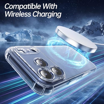 WXR for iPhone 17 Pro Max Case Clear, Anti-Yellowing, Soft TPU, 6.9" - size: for iphone 17 Pro Max Case