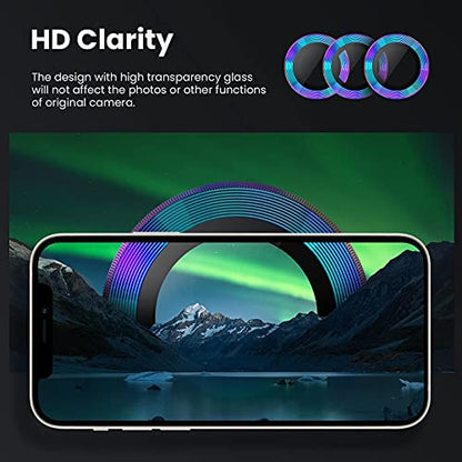 Tensea Camera Lens Protector Ring for iPhone 13 Pro - iPhone 13 Pro Max - color: Colorful