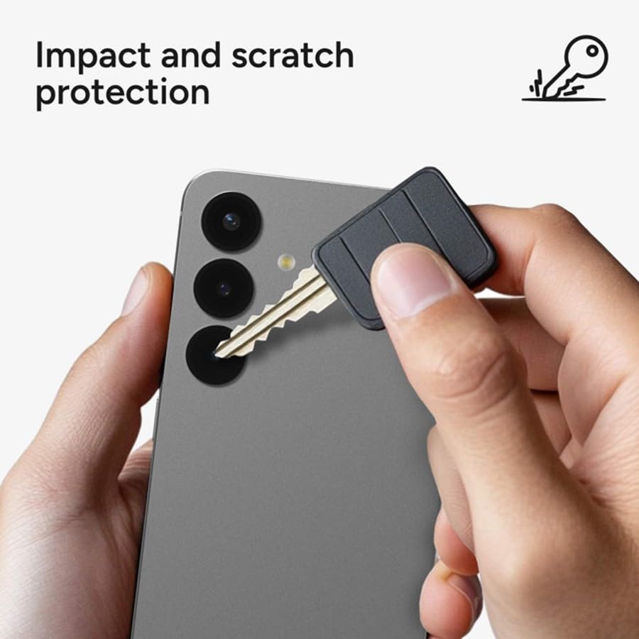 ZAGG Glass Elite Anti-Reflective Samsung Galaxy S25+ Camera Lens Protector – Anti-Glare Technology, Maximum Impact & Scratch Resistance, Smudge-Free Surface, Recycled Materials - color: Black, size: Samsung Galaxy S25 Plus