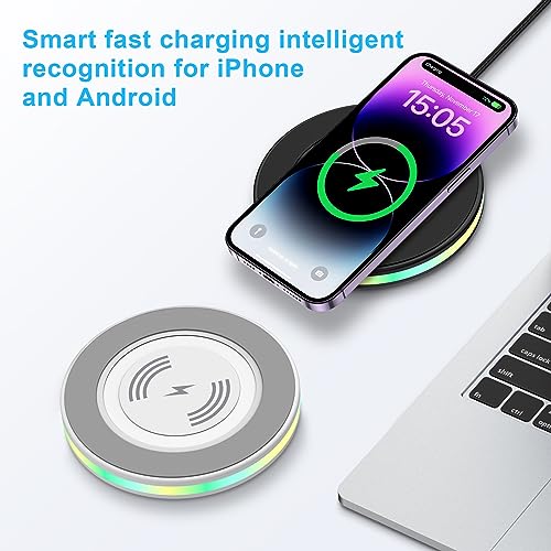 Wireless Charger Samsung Fast Charging Pad Phone Android Charger Station