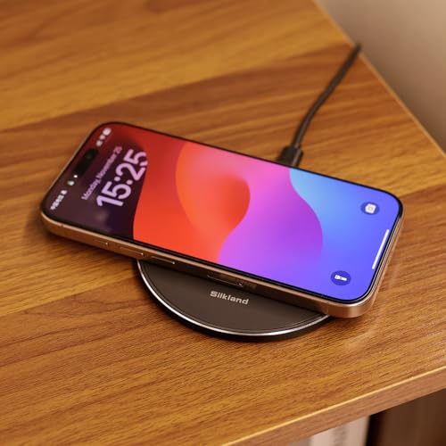 Silkland Wireless Charger, Fast Wireless Charging Pad