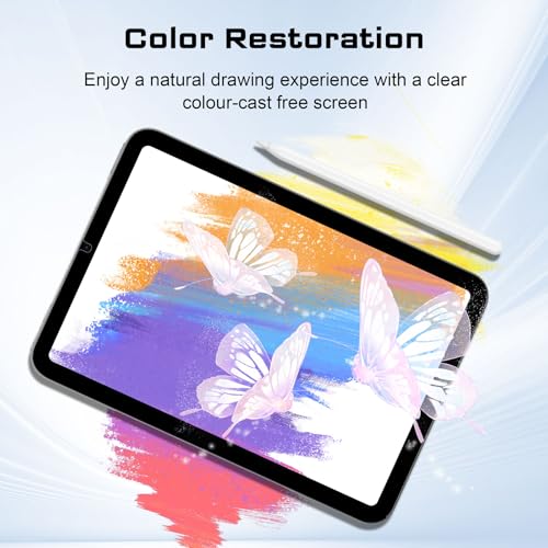 Magnetic Paper Screen Protector for iPad Mini 7 2024 (A17 Pro) & iPad Mini 6 8.3 Inch,Detachable and Reusable Nano Adsorption High Sensitive Anti Glare Matte Film for Note-Taking,Drawing, Art - size: Magnetic iPad mini 8.3