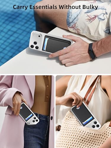 HiWe for MagSafe Wallet Stand, 6-Cards Holder, RFID Blocking