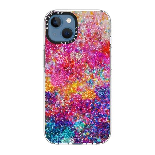 CASETiFY for iPhone 13 Case - Impact Clear Compatible with MagSafe | Not Yellowing | 6.6 ft. 3x Military Grade Drop Protection | And We Danced Our Way Home by Ingrid Ching | Clear - color: And We Danced Our Way Home, size: Iphone 13 (6.1")