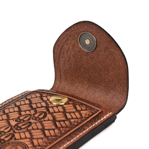 Leather Cell Phone Belt Holster EDC Case Fit for iPhone 17 16 15pro,Pixel