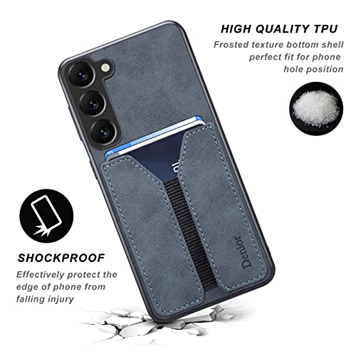 Kowauri for Samsung Galaxy S23 Case,PU Leather Wallet Case with Credit Card Slot Holder Ultra Slim Protector Case for Samsung Galaxy S23 5G (Gray) - color: Gray