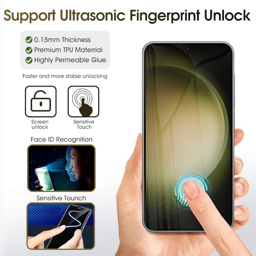 3 Pack for Samsung Galaxy S23 Screen Protector Flexible Soft - size: Samsung Galaxy S23