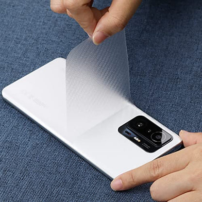 Ibywind Screen Protector For Xiaomi 11T/11T Pro(5G),with 2Pcs Tempered Glass,1Pc Camera Lens Protector,1Pc Backing Carbon Fiber Film [Fingerprint Reader,Easy to install] - size: Xiaomi 11T/11T Pro 6.67 inch