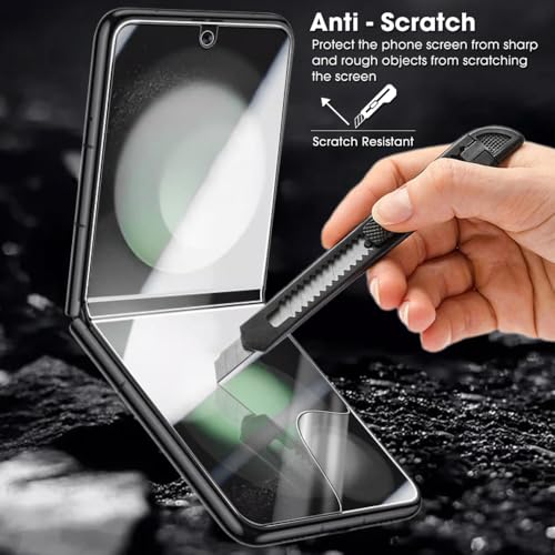 HD Hydrogel Film for Samsung Galaxy Z Flip 6 5G Inner Screen Protector Transparent Soft TPU Anti-scratch Protective Film