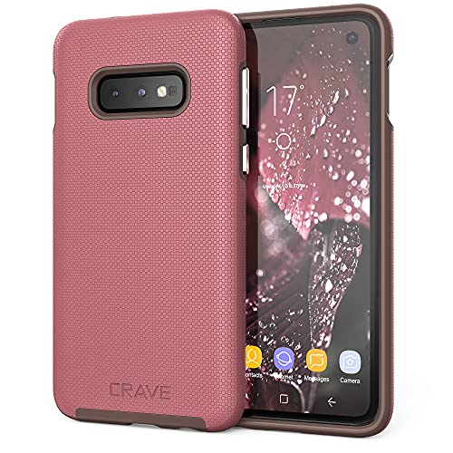 Crave Dual Guard for Samsung Galaxy S10e Case, Shockproof Protection Dual Layer Case for Samsung Galaxy S10e - Berry - color: Berry