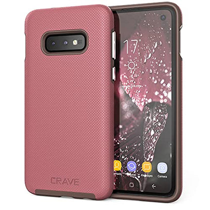 Crave Dual Guard for Samsung Galaxy S10e Case, Shockproof Protection Dual Layer Case for Samsung Galaxy S10e - Berry - color: Berry