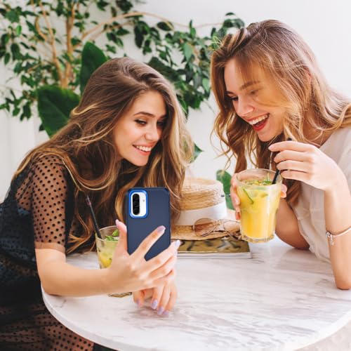 I-HONVA for Samsung Galaxy A37 5G Case Shockproof Dust/Drop Proof 3-Layer Full Body Protection [Without Screen Protector] Rugged Heavy Duty Cover Case for Galaxy A37 5G,Navy Blue - color: Navy Blue